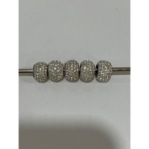 Chelsea Taylor Clear Swarovski Crystal Beads Set of 5